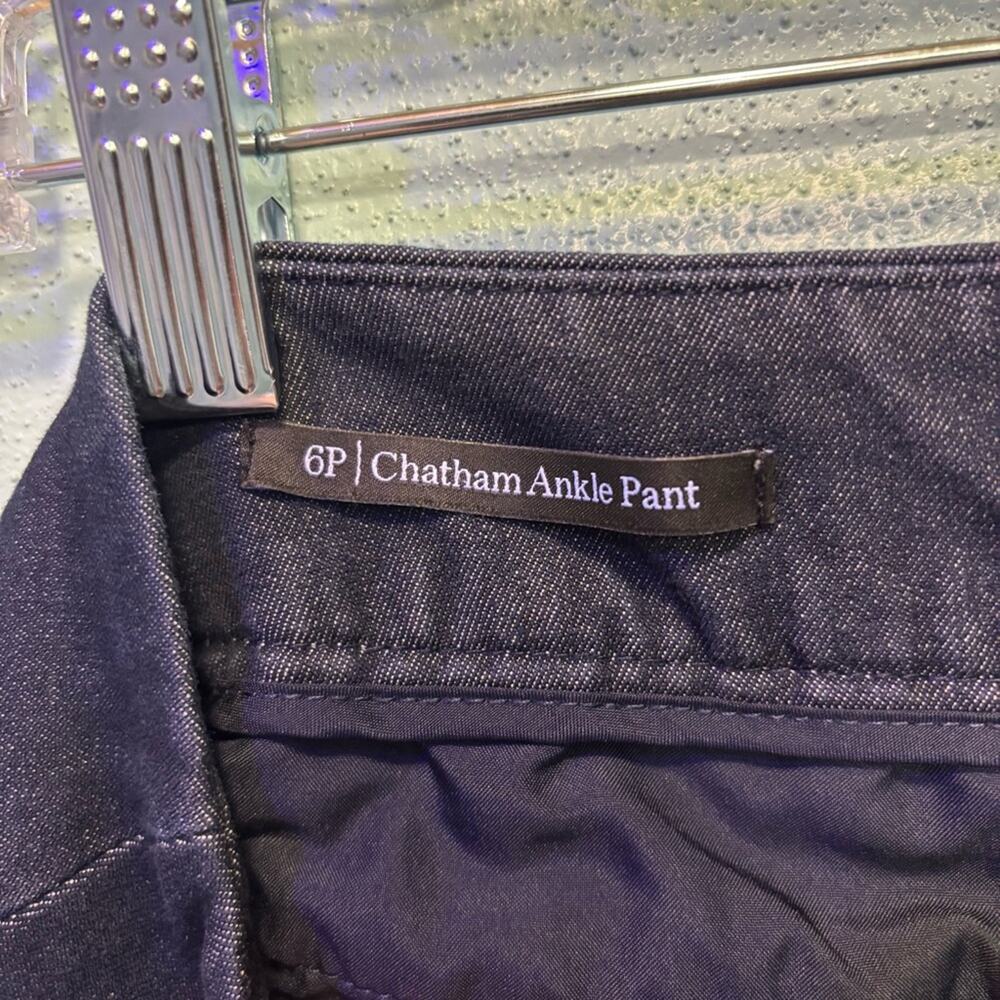 Talbots Women’s Dark Petite Chatham Ankle Pant Size 6P With Side Zipper - Picture 5 of 10